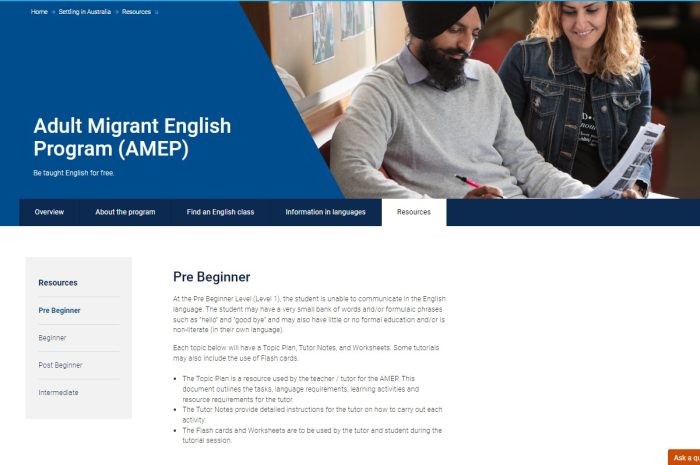 Amep website