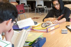 High School students in various classroom settings
